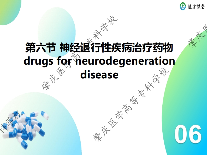 04第四章-6　神经退行性疾病治疗药物
